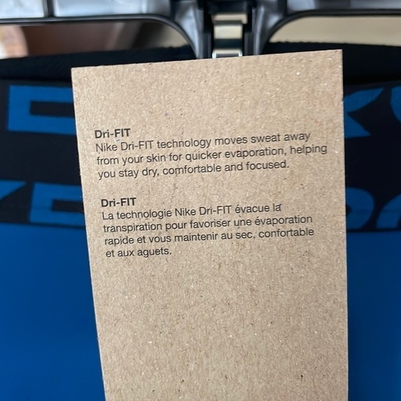 Brand New Nike Pro Dri-Fit Blue Training Leggings Tight Fit Mid Rise Full Length - Picture 8 of 16